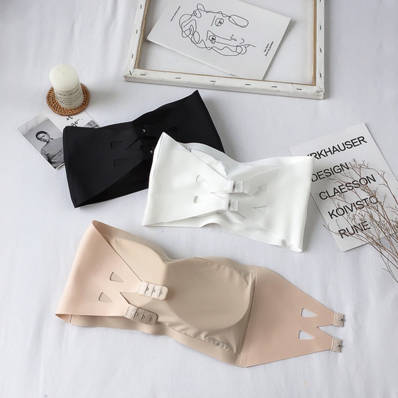 Áo bra nữ không dây đẹp, áo ngực không dây mút mỏng chất su mặc mát DOPICO A8883 | BigBuy360 - bigbuy360.vn