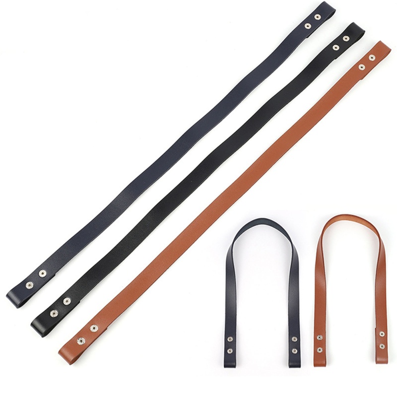 Dây Đeo Túi Xách Bằng Da PU Có Nút Bấm DIY