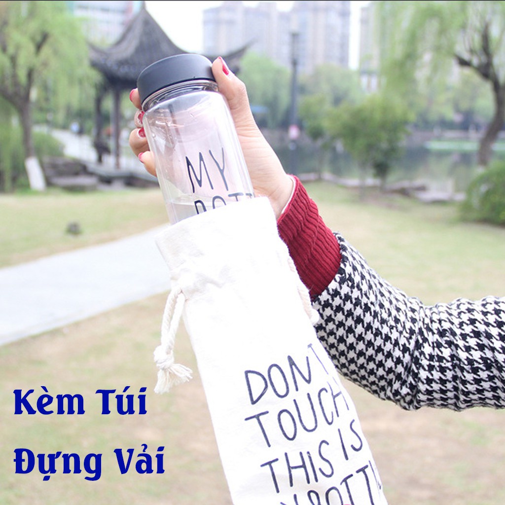 [XẢ KHO] Bình Nước MY BOTTLE Kèm Túi Đựng Vải Thể Tích 500ml Cục Đẹp