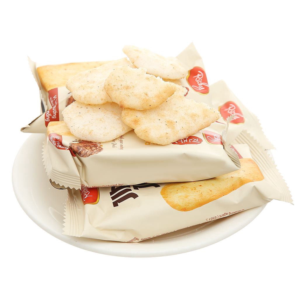 Bánh gạo Richy Jinju vị mật ong/Bò nướng/Cốm sữa