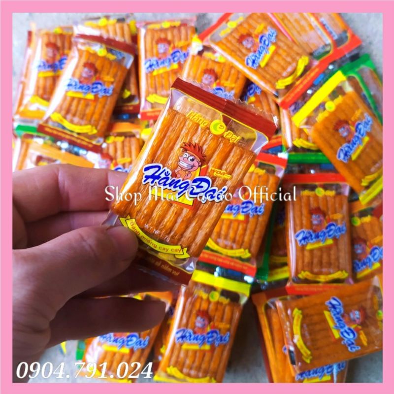 1 bịch 60 gói sườn dê nướng Hằng Đại mini