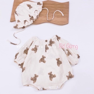 Body gấu nâu kèm mũ