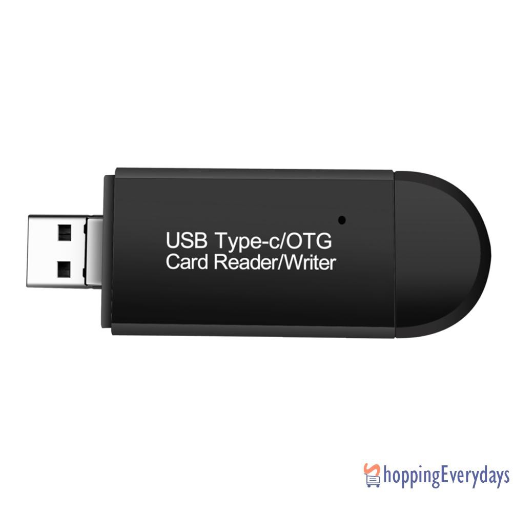 Đầu Đọc Thẻ Nhớ Micro Usb Otg 3 Trong 1 Tiện Dụng | BigBuy360 - bigbuy360.vn