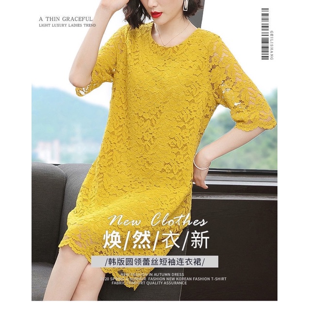 Váy đầm trung niên ren cao cấp