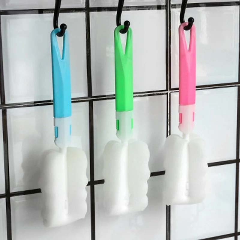 Bàn Chải Vệ Sinh Ly Tách Thủy Tinh Cán Dài Không Độc Hại Có Thể Tháo Rời