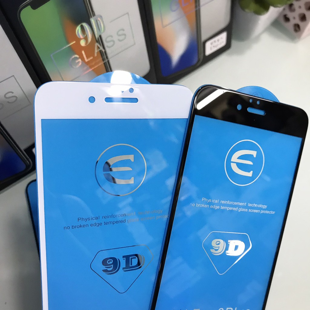 MIẾNG DÁN kính cường lực full 9D LOẠI 1 SIÊU TRƠN IPHONE 6 6S 7 8 SE / PLUS / XS X XR / 11 / 12 / PRO / MAX / MINI +