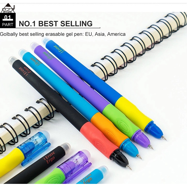 Bút tẩy loại tốt AKPB 7575 nét 0.5 màu xanh hàng chính hãng M&G tay cầm định vị có 2 đầu tẩy