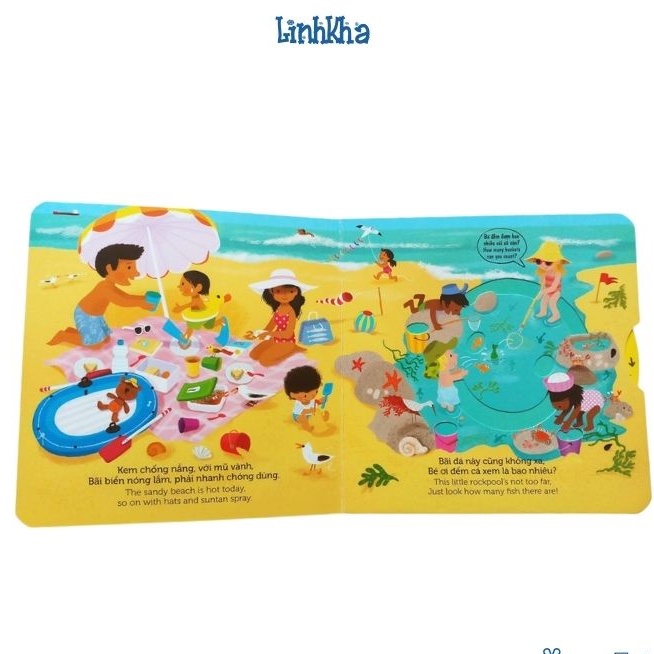 Sách Tương Tác - Sách Dhuyển Động - Kỳ Nghỉ - Holiday