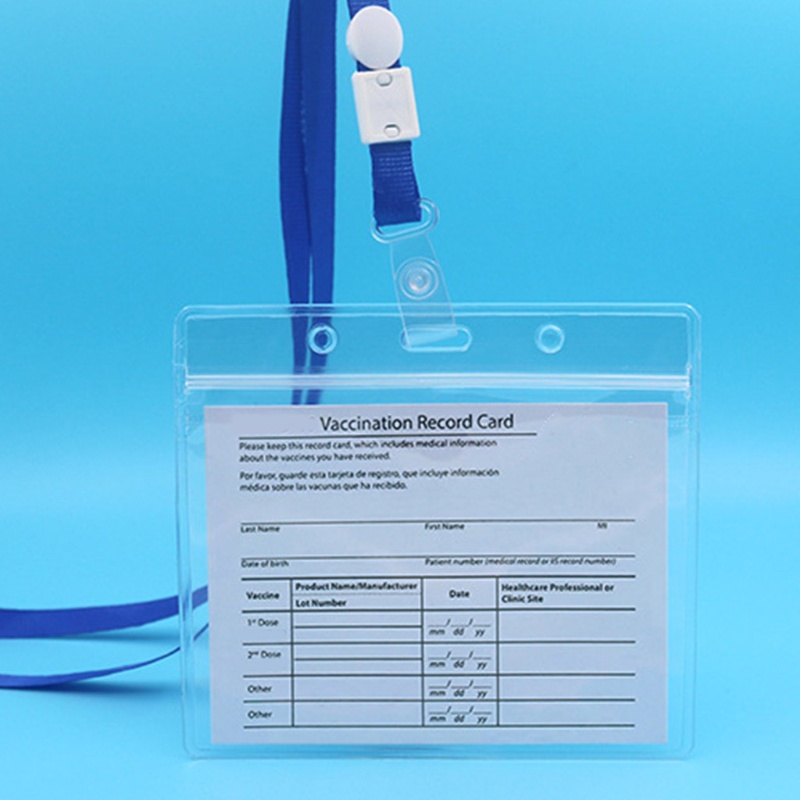 Hộp Nhựa PVC Trong Suốt Đựng Thẻ ID Chống Thấm Nước