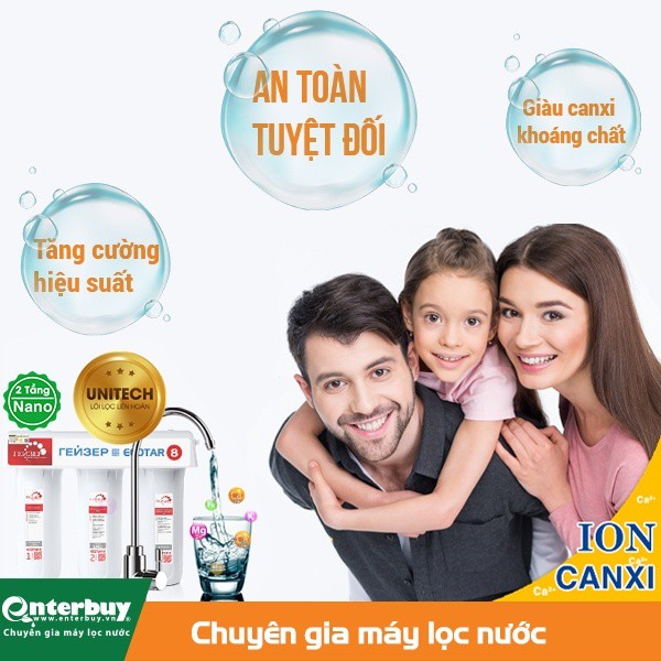Máy lọc nước Ion Canxi Geyser Ecotar 8