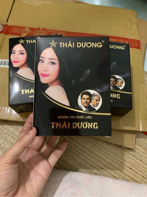 Nhuộm tóc thái dương ( hộp 5 gói) và bán lẻ 1 gói