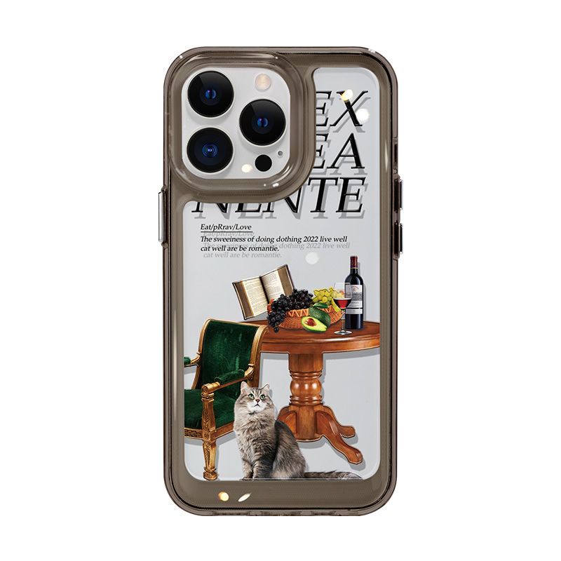 Ốp Điện Thoại Silicon TPU Mềm Đen Trong Suốt Chống Sốc Cho IPhone 14 13 12 11 Pro Max XS XR X 8 7 6S Plus