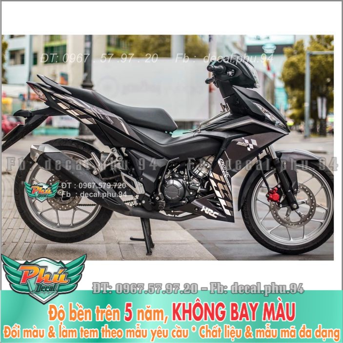 Tem rời Winner V1 Đen nhám (B) -1