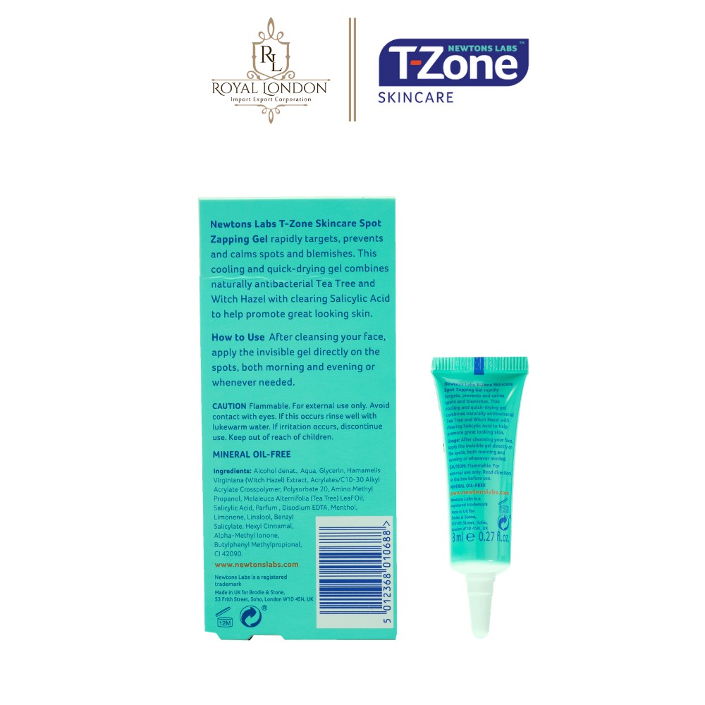 Gel Ngăn Ngừa Mụn Cấp Tốc Tinh Chất Tràm Trà T-Zone 8ml