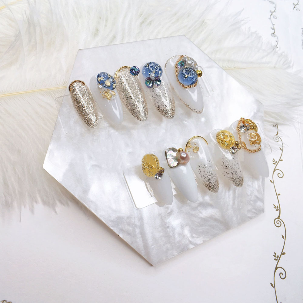 [Hàng mới về] Bảng Trưng Bày Móng Tay Giả Trang Trí Có Nhiều Hình Dáng Tùy Chọn