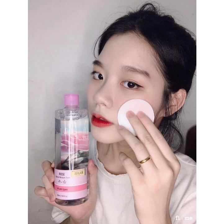 Derladie Toner Nước Hoa Hồng Cây Phỉ, Lavender, Rose Thích Hợp Mọi Loại Da