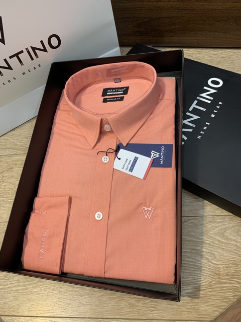 [Mã FASHIONMALLT4 giảm 15% tối đa 30K đơn 150k] Áo Sơ Mi Nam Thiết Kế Regular Fit MANTINO - SM202 | BigBuy360 - bigbuy360.vn