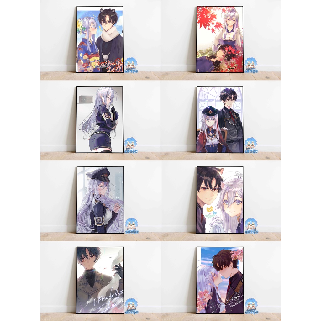 POSTER A3 ANIME MANGA LIGHT NOVEL 86 EIGHTY SIX (5) - 2D Tộc Shop