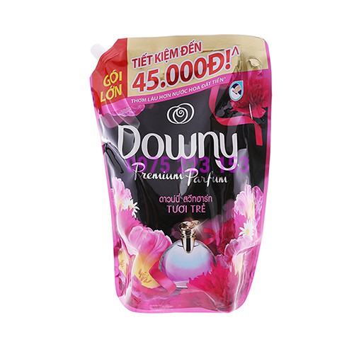 Túi nước xả vải hương nước hoa Downy tươi trẻ 2.4lit