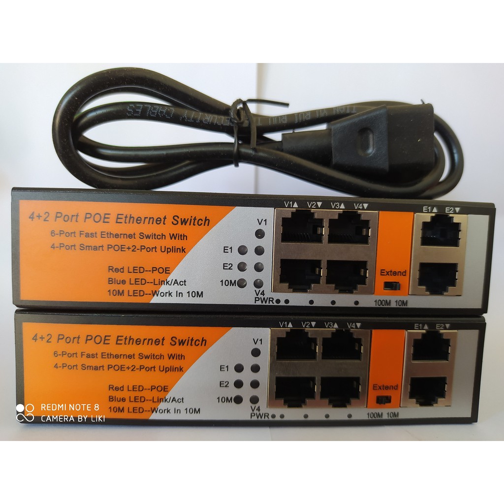 Switch POE 4 cổng chạy Camera IP POE