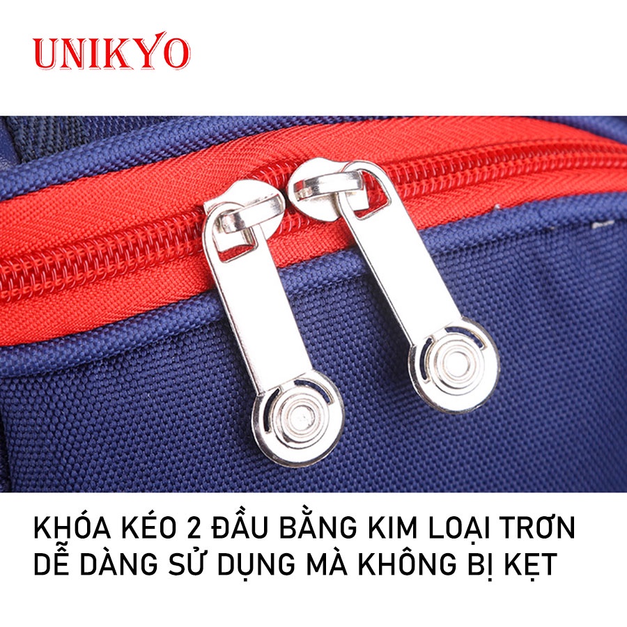Balo cặp đi học sinh tiểu học nam nữ ba lô cho bé trai gái cấp 1 hàn Anh Quốc chống nước gù có phản quang Unikyo UN24