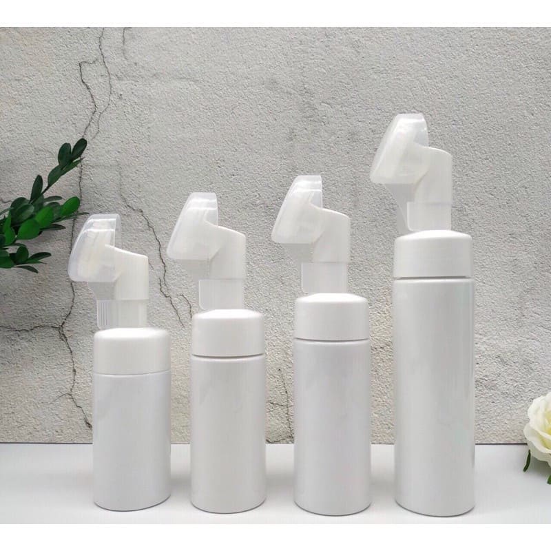 Chai Chiết Mĩ Phẩm ❤ SIÊU RẺ ❤ Chai Tạo Bọt Mát Xa Đầu Cọ Silicon 100ml, 150ml đựng sữa rửa mặt, phụ kiện du lịch