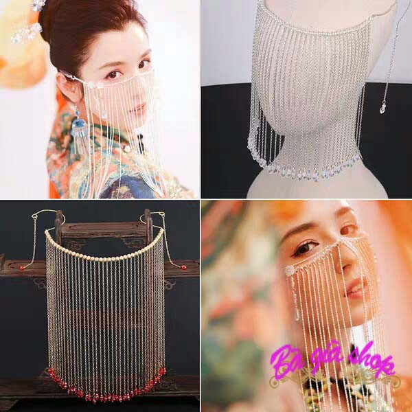 Mạng che mặt cổ trang