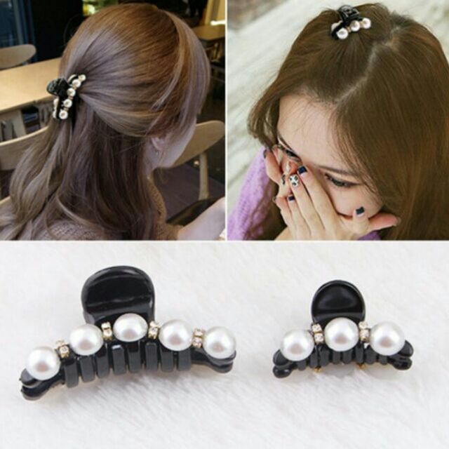 Set 3 kẹp tóc đen đẹp - hàng loại 1