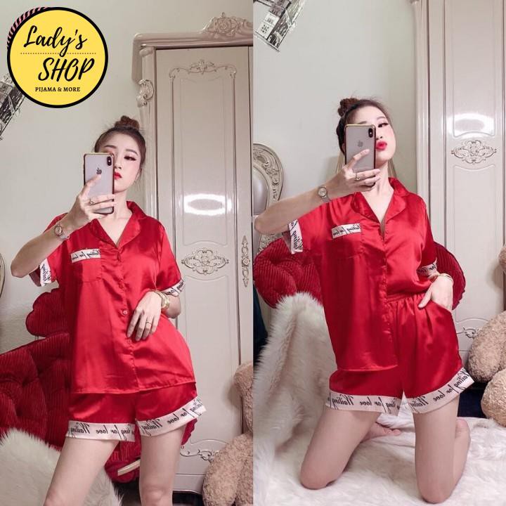 [Mã WASTUP giảm 10% tối đa 30K đơn 99K] Đồ Bộ Pijama - Bộ Ngủ Viền Chữ CỘC ĐÙI Chuẩn Đẹp