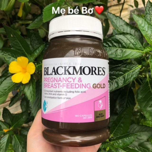 Vitamin cho bà bầu Blackmores Úc 180 viên