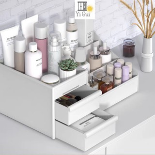 Kệ mỹ phẩm khay đựng mỹ phẩm 3 tầng 2 ngăn kéo