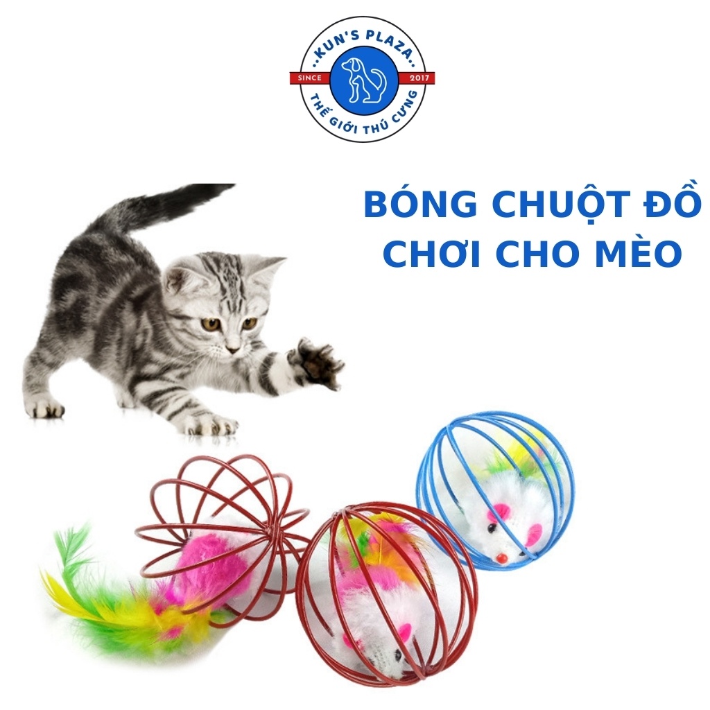 Bóng chuột đồ chơi lật đật dành cho thú cưng cao cấp - Đồ chơi cho mèo - Bóng lồng chuột đồ chơi cho mèo