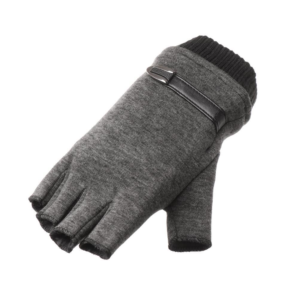 Găng Tay Hở Ngón Giữ Ấm Mùa Đông Cho Nữ