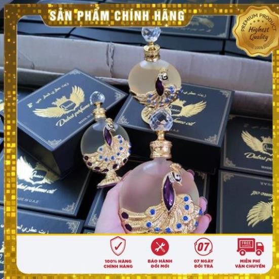 [CHÍNH HÃNG] - Nước hoa tinh dầu Dubai con công mẫu thiết kế 15ml ( Mẫu lớn ) | WebRaoVat - webraovat.net.vn