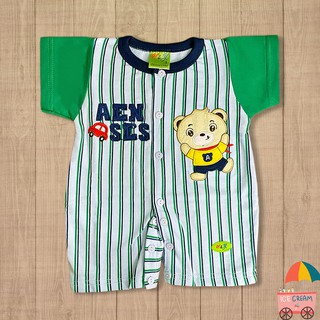 Bodysuit Sơ Sinh Gấu Bóng Chày ngộ nghĩnh cho Bé