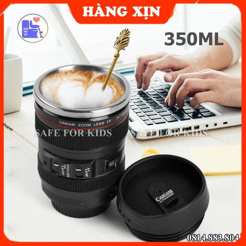 Cốc Giữ Nhiệt Cà Phê Hình Ống Kính Lens Máy Ảnh