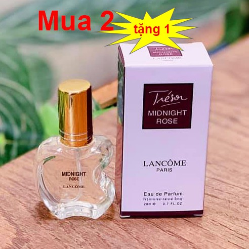 Nước Hoa Nữ 💘 Freeship💘 Nước hoa mini Lancôme Tresor Midnight Rose 20ml ( mua 2 tặng 1 )