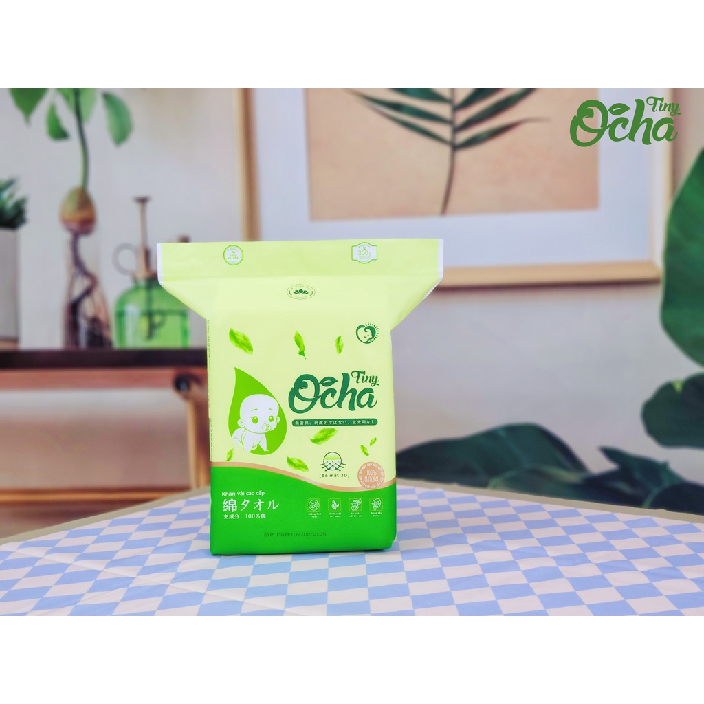 Khăn vải cao cấp Tiny Ocha gói 300g