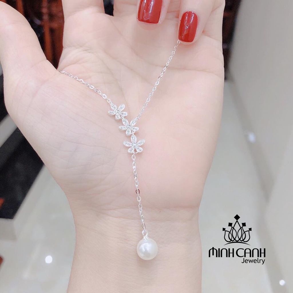 Dây Chuyền Bạc Hoa Daisy Mix Trai Minh Canh Jewelry