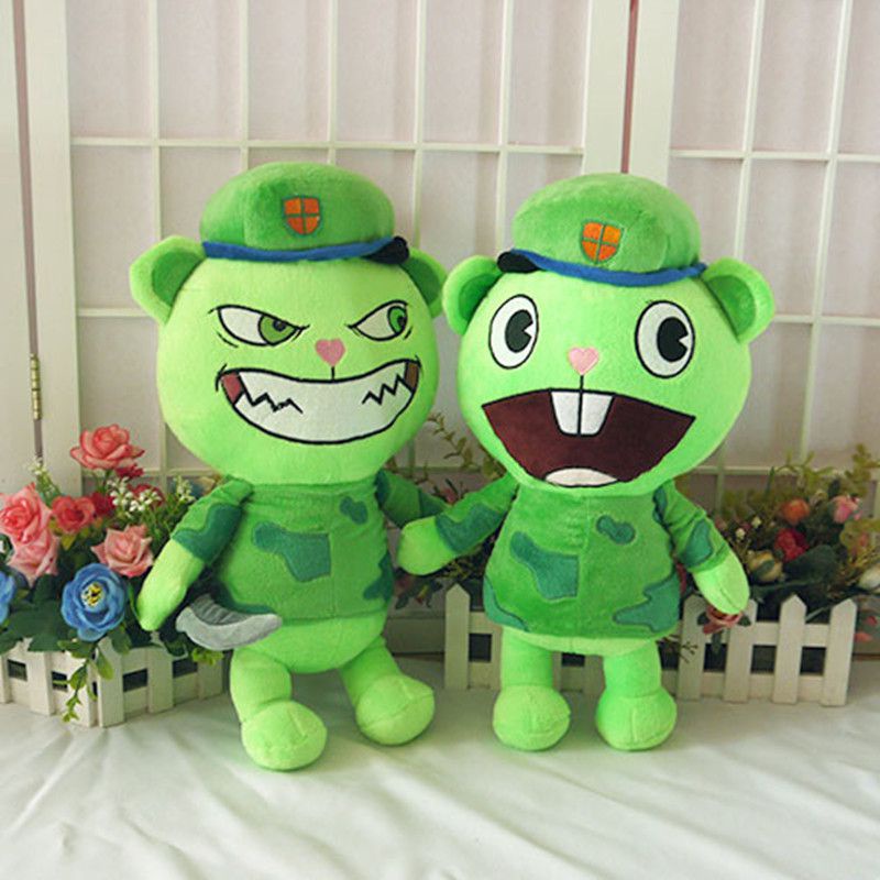 Búp Bê Nhồi Bông Hình Nhân Vật Hoạt Hình Happy Tree Friends Đáng Yêu 28cm/11.0in