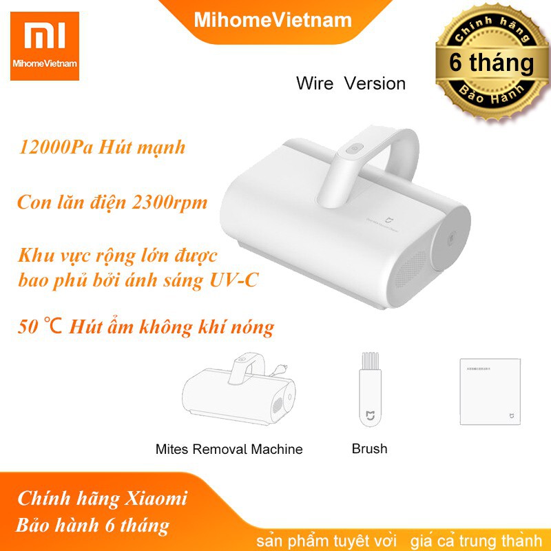 Máy hút bụi diệt khuẩn giường đệm tia UV Xiaomi Mijia MJCMY01DY