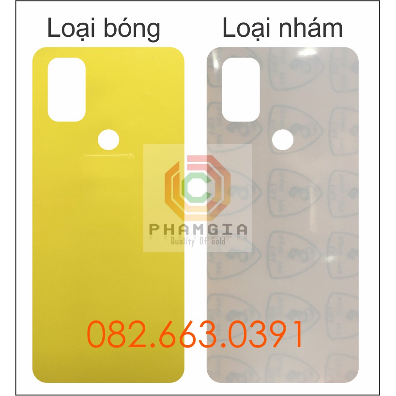 Dán PPF Oneplus Nord N10 loại nhám, bóng dành cho màn hình, mặt lưng, mặt lưng full viền