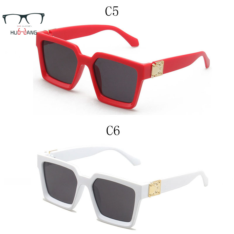 Kính Mát Chống Tia Uv Thời Trang Với Thiết Kế Gọng Vuông Cổ Điển Cho Nam & Nữ | BigBuy360 - bigbuy360.vn