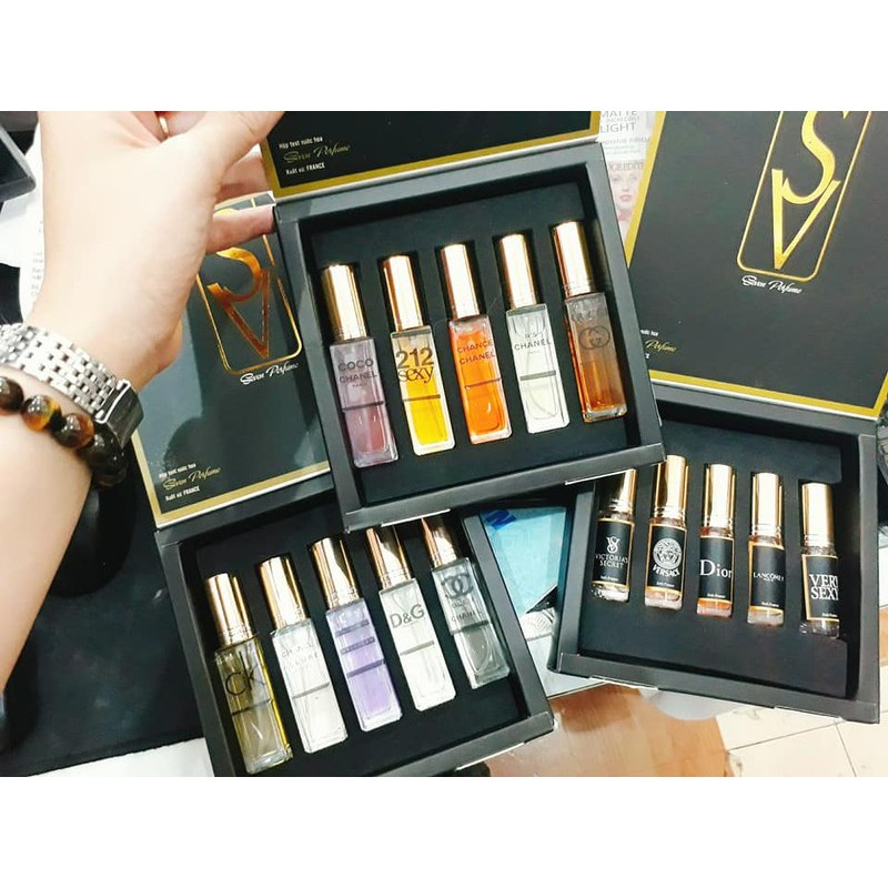 SET 5 CHAI NƯỚC HOA ĐỦ MÙI (216201)