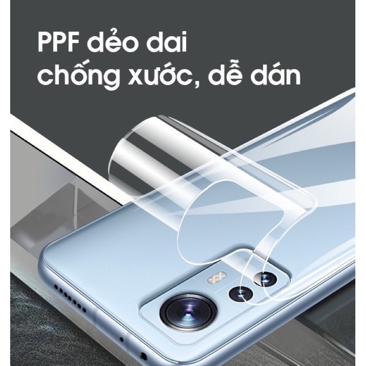Dán PPF trước ,sau Xiaomi Mi12 ,Mi12pro