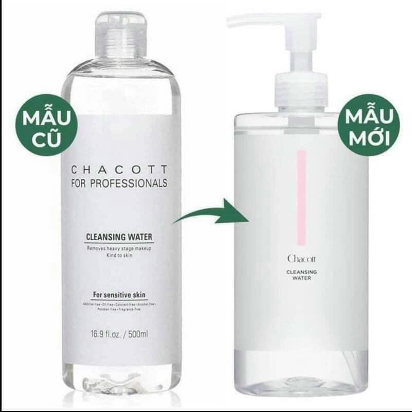 Nước tẩy trang Chacott For Professionals 500ml - Xuất xứ Nhật