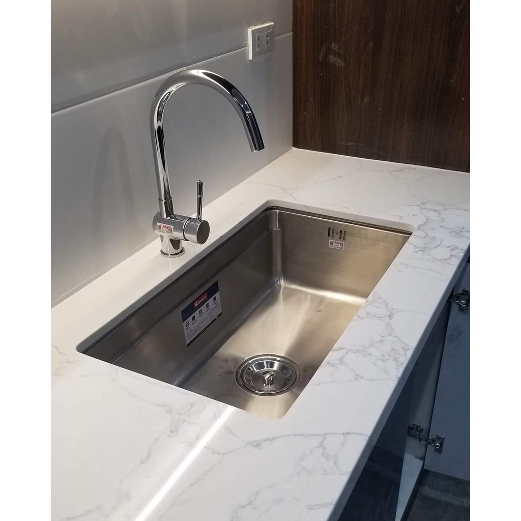 Bồn Rửa Chén Konox KN7548SO Chậu Rửa Bát Inox 304 1 Hố Đơn Hố CÓ THỢ LẮP ĐẶT