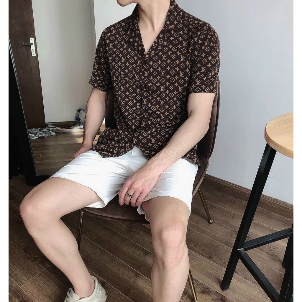 Áo sơ mi nam ngắn tay hàn quốc hàng chuẩn shop vải mịn | BigBuy360 - bigbuy360.vn