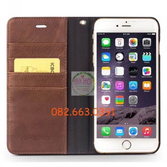 Bao da iphone 6 6s plus  7 8 plus  x xr xs max 11 pro cao cấp, có ngăn đựng thẻ, gập chống xem phim