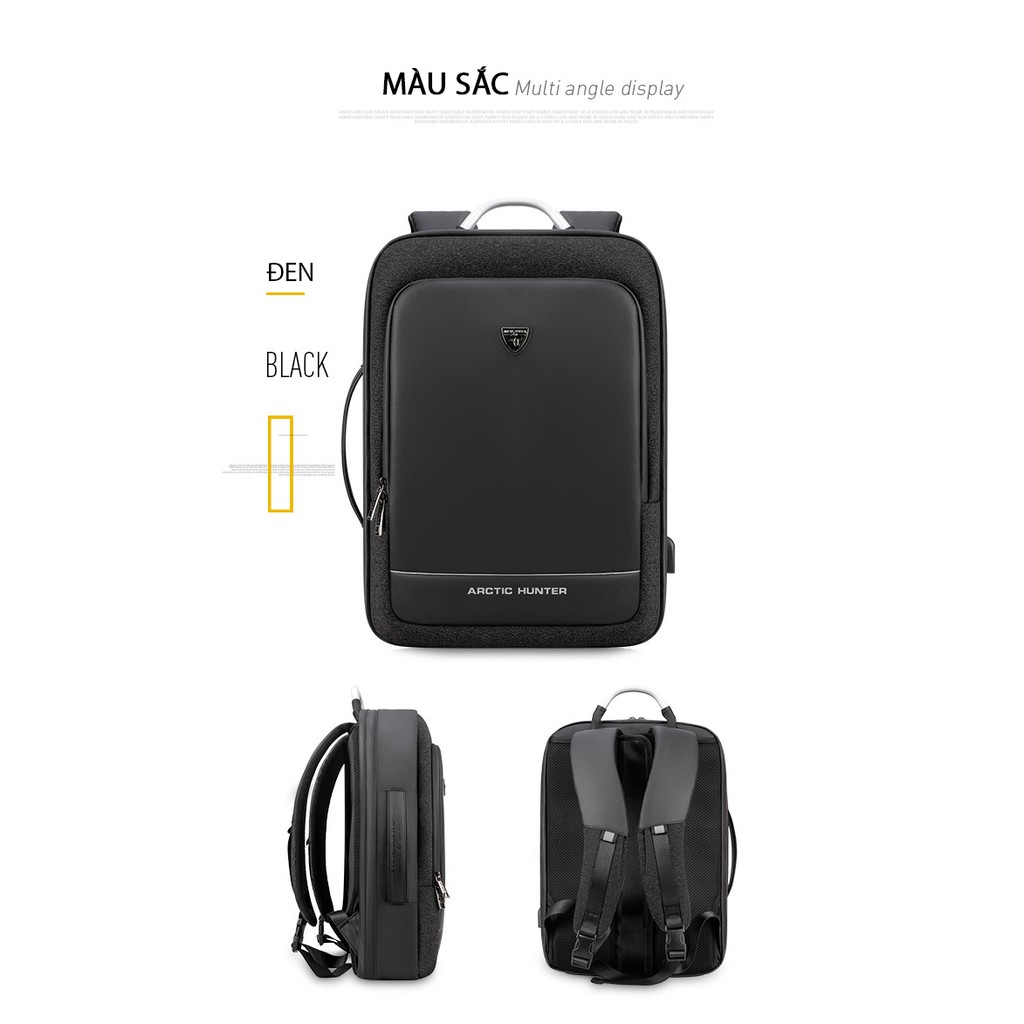 Balo doanh nhân cao cấp Arctic Hunter B00227 17 inch.
